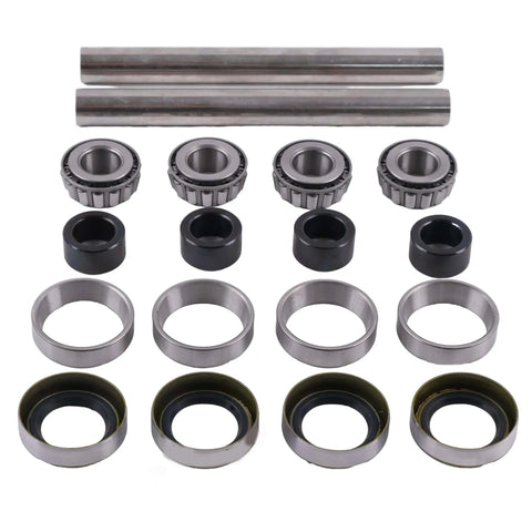 2X Front Wheel Bearing And Axle Rebuild Kit For Scag 43583, 482621, 482622, 43584 Featuring Hard 304 Stainless Steel Axle Sleeves
