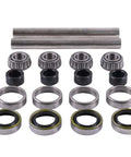 2X Front Wheel Bearing And Axle Rebuild Kit For Scag 43583, 482621, 482622, 43584 featuring stainless steel sleeves and seals