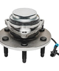 2WD Front Wheel Bearing Hub Assembly 6 Lug With ABS For Silverado 1500 Sierra 1500 Suburban 1500 Tahoe Yukon XL 1500, front view