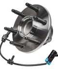 2WD Front Wheel Bearing Hub Assembly 6 Lug With ABS For Silverado 1500 Sierra 1500 Suburban 1500 Tahoe Yukon XL 1500 Cadillac Escalade 2002 to 2006