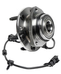 Two Front Wheel Bearing Hubs Replacement Kit For 2002-2009 Chevrolet Trailblazer EXT, GMC Envoy And Envoy XL, featuring ABS sensor