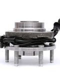 Side view of Front Wheel Bearing Hub Assembly For 2002 2009 Chevy Trailblazer And Trailblazer EXT 2002 2009 GMC Envoy, 6 lug with ABS sensor.