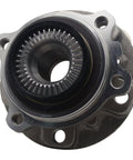 Front view of Front Wheel Bearing And Hub Assembly For Left Or Right Front Wheel, OE Fit, Premium Quality, Vibration Free Performance