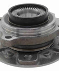 Front view of Front Wheel Bearing And Hub Assembly For Left Or Right Front Wheel, OE Fit, Premium Quality, Vibration Free Performance.
