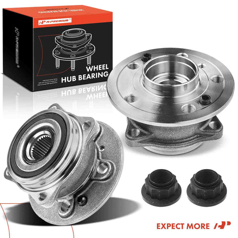 2 X Front Wheel Bearing And Hub Assembly Direct Fit For Mercedes GLE ML GL GLS SUV Models 2013 To 2019 AWD Replaces
