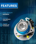 2 Piece Front Wheel Bearing Hubs Pair For GM Vehicles Featuring Buick LaCrosse Lucerne LeSabre Park Avenue Regal Close-up