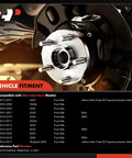 Image of Mercedes-Benz Front Wheel Bearing And Hub Assembly For S450 S550 S550e S560 S560e S600 And Maybach S600 2014 To 2021 Drop In RWD Replacement With Easy Install, Reliable Wheel Hub Fitment For W221 W222 Models, showcasing the front side view.