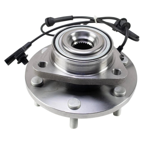 Front Wheel Bearing And Hub Assembly For 2017 Through 2023 Nissan Titan 4WD Direct Fit Replacement with ABS Tone Ring