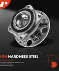 Front Wheel Bearing And Hub Assembly For Mercedes Benz S550 2014 2017, S560 2018, Maybach S550 2017, High Hardness Steel