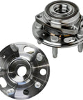 Front Wheel Bearing Hubs Kit With Front Stabilizer Sway Bar Links For 2010 To 2017 Chevrolet Equinox And 2011 To 2016 GMC Terrain Includes 2 Front Hub Bearing Assemblies And 2 Sway Bar Links