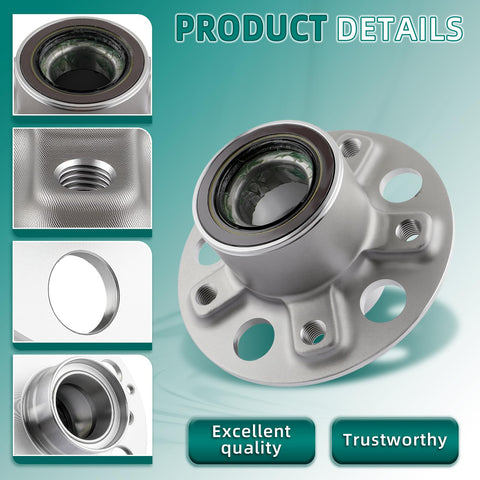 Detailed view of Front Wheel Bearing Kit 2 Pack Replacement For Mercedes Benz C230 C240 C280 C320 C350 CLK320 CLK350 2001 2011 OE Quality