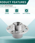 Front Wheel Bearing Kit 2 Pack Replacement For Mercedes Benz C230 C240 C280 C320 C350 CLK320 showcasing durability features