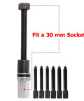 19pcs Front Wheel Drive Bearing Removal Installation Service Tool Kit with bolts and a 30mm socket fitting