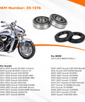 Race-Ready Front Wheel Bearing And Seal Kit For BMW R Nine T 2013 2016 And Suzuki DL1000 GSF1250 GSX-R1000 SV1000 1996 2018 ABS Compatible