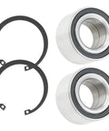 Beefed Up Front Wheel Bearings Kit For Polaris Ranger And Sportsman UTVs 35x64x37mm With Ring Clip 2 Pack OEM 3514634 Replacement
