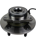 Front view of Front Wheel Hub And Bearing Assembly For Dodge Ram 1500 2012 2018 And Ram 1500 Classic 2019 2022 5 Lug With ABS