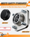 Front Wheel Hub Assembly With Dust Cover For Club Car DS And Precedent Golf Carts 2003 And Up Tempo 2018 OEM 102357701