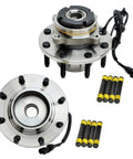 4WD Front Wheel Bearing Hub Assembly For 1999 To 2004 Ford F250 F350 Super Duty And 2000 To 2002 Ford Excursion With Coarse Thread ABS Compatible 4X4 Only Wheel Hub Replacement Designed For Heavy Duty Trucks And Daily Use.