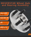 Pair Front Wheel Hub And Bearing Assembly For Pontiac Vibe, Toyota Celica, Matrix, And Corolla Compatible With 2003 To 2008 Vibe