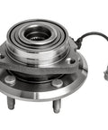 Front Wheel Hub Bearing Assembly 5 Lug With ABS Fit 2012 2015 Chevy Captiva Sport 2007 2009 Pontiac Torrent 2008 2010 Saturn Vue 2007 2009 Suzuki XL7 Premium By Keyoog, showing metal construction and ABS connector