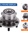 Front Wheel Hub Bearing Assembly 513267 Fits Honda Pilot 2009 2013, Acura MDX 2007 2013, Acura ZDX 2010 2013 With Five Lug Pattern