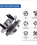 2 Pack Front Wheel Hub Bearing Assembly 513205 For 2005 To 2010 Chevy Cobalt, diagram showcasing features
