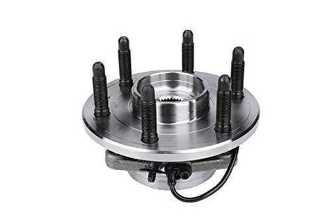 Front Wheel Hub Bearing Assembly for Chevy Cadillac & GMC 4WD with 6 lugs, includes ABS speed sensor, replaces 515096.