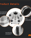 Product details of pair front wheel hub and bearing assembly for Pontiac Vibe, Toyota Celica, Matrix, and Corolla with Japan made grease