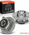 Two Front Wheel Bearing And Hub Assemblies For BMW X1 E84 AWD 2012 2013 2014 2015 Direct Fit Replacement Heavy Duty Ball Bearings