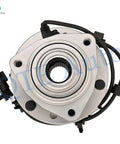 Front Wheel Hub Bearing Assembly Replacement For 2002 To 2009 Chevrolet Trailblazer And 2002 To 2006 Trailblazer EXT, SSR visible top view