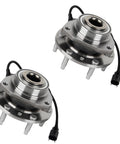 Front Wheel Hub Bearing Assembly For Chevy Trailblazer SSR Trailblazer EXT GMC Envoy Envoy Xl Envoy Xuv Buick Rainier Isuzu Ascender Saab Nine Seven X Oldsmobile Bravada Six Lug With ABS Replaces 513188 Two Pieces