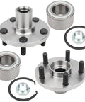 Pair Front Wheel Hub And Bearing Assembly For Pontiac Vibe, Toyota Celica, Matrix, And Corolla Compatible With 2003 To 2008 Vibe, 2000 To 2005 Celica, 2003 To 2019 Corolla, And 2003 To 2013 Matrix With Japan Made Grease