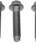 Three front wheel hub bolts shown, part of Front Wheel Hub Bolt 3-Pack provides direct replacement fasteners for Chrysler and Dodge.
