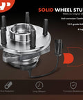Front Wheel Bearing And Hub Assembly Set With ABS And Five Lug Direct Fit For Chevrolet Malibu 2004 2012 HHR SS 2008 2010