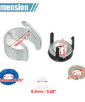 Dimensions of the 4 Piece Fuel Injector Seal Repair O Ring Kit With 06H998907A 06J998907 06G998907 for VW Beetle Audi.