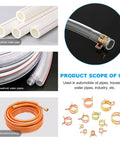 260 Piece 6 To 25mm Fuel Line Hose Spring Clip Clamps Set In 12 Sizes Durable 65Mn Spring Steel Vacuum Hose for automotive use