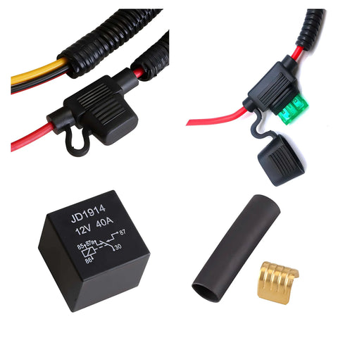 Fuel Pump Relay Wiring Kit For 2011-2013 Jeep Grand Cherokee, Dodge Ram 1500, Durango, Grand Caravan, Town And Country components