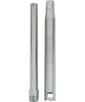 Metal nozzles for Roughneck Heavy-Duty Fuel Transfer Pump - 15 GPM, 120 Volt AC, Auto Nozzle, Gasoline Compatible, shown vertically