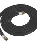 Roughneck Heavy-Duty Fuel Transfer Pump hose compatible with 15 GPM, 120 Volt AC, Auto Nozzle system.