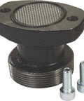 Close-up of Roughneck Heavy-Duty Fuel Transfer Pump - 15 GPM, 120 Volt AC, Auto Nozzle, Gasoline Compatible attachment part