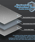 Electroplated and galvanized steel layers for 1 Pair Full Extension Drawer Slides 8 10 12 14 16 18 20 22 24 Inch 100 lb Load Capacity