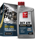 Full Synthetic DCT ATF For Direct Shift Gearboxes And Dual Clutch Transmissions OEM Grade 1 Quart bottle front view.