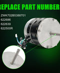 Furnace Blower Motor Half Horsepower 208 To 230 Volt 1050 RPM Intertherm E7 Furnaces and Compatible Brands Replacement Part