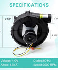 Furnace Draft Inducer Blower Motor Assembly Drop In Replacement For Goodman Furnaces Replaces 0171M00001S 22307501 22307501 Jakel J23815015293 Rotom FB RFB501