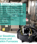 Furnace Draft Inducer Blower Motor Assembly Drop In Replacement For Goodman Furnaces Replaces 0171M00001S 22307501