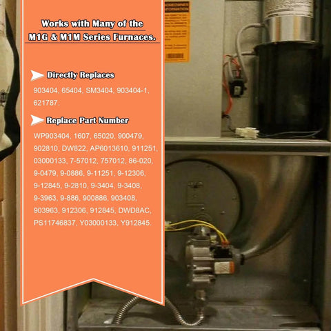 Universal Heavy Duty Draft Inducer Motor For Furnaces Replacement Part Compatible With Nortek Nordyne Intertherm inside furnace