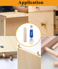 120Pcs Cam Locks Furniture Hardware Kit 3 In 1 Eccentric Connectors Nuts Bolts Dowels in application for furniture assembly