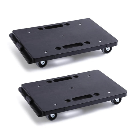 2 Pack ✝️ Furniture Dolly,Furniture Movers Dollys with Wheels,16in-11in 500lbs Capacity,Moving Dolly 4 Wheels Heavy Duty, Black