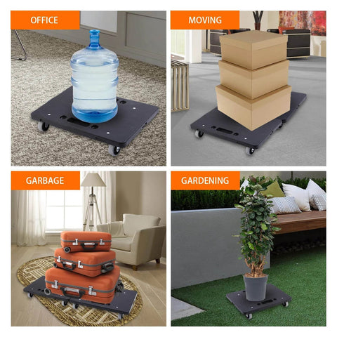 ✝️ Furniture Dolly,Furniture Movers Dollys with Wheels,16in-11in 500lbs Capacity, used for office, moving, garbage, gardening