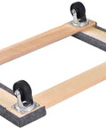 Furniture Dolly Cart with 4 Wheels Pack of 2, 30” x 18” Moving Dolly Heavy Duty Mover with Carpet End, 1000 Lbs Capacity, side view